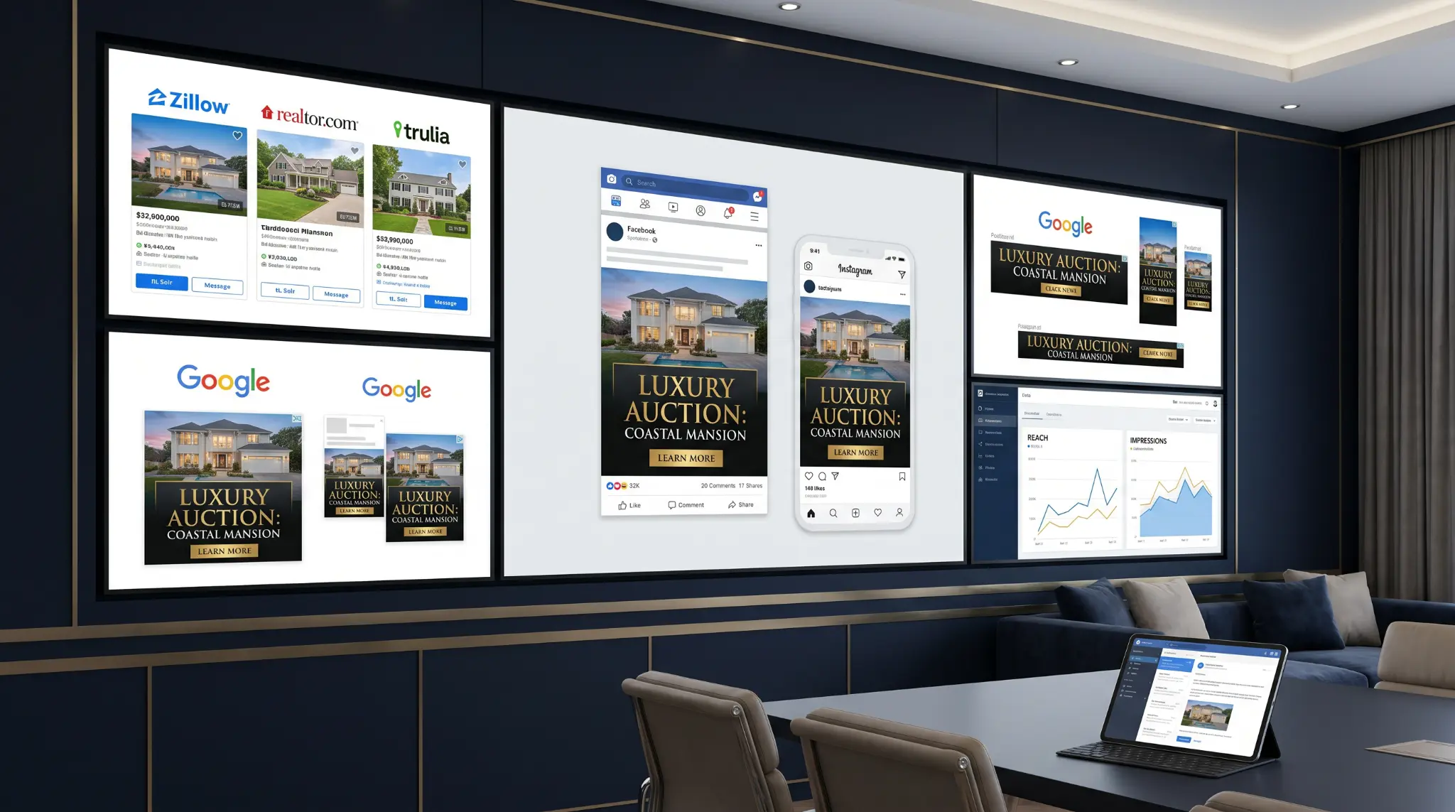 Digital and social media marketing for the property